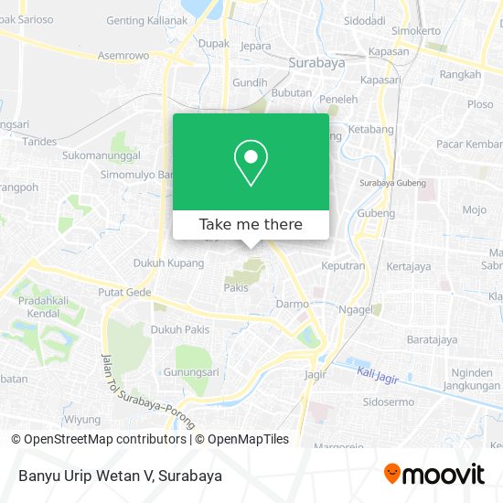 Banyu Urip Wetan V map