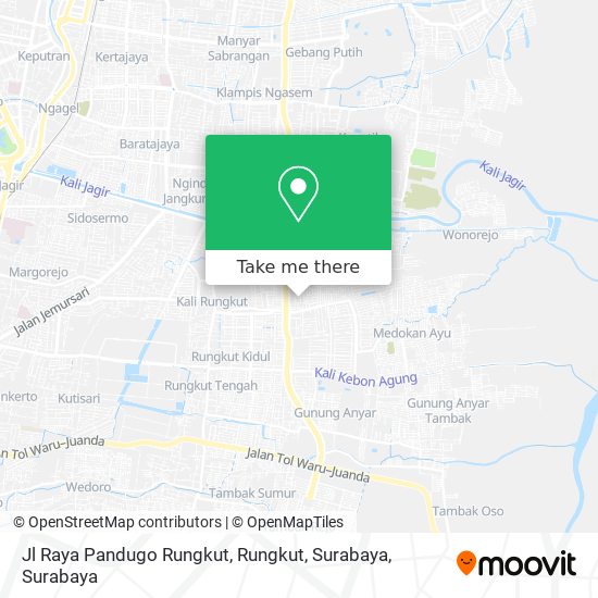 Jl Raya Pandugo Rungkut, Rungkut, Surabaya map