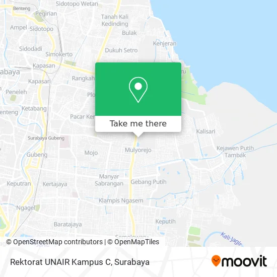 Rektorat UNAIR Kampus C map