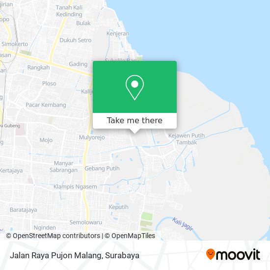 Jalan Raya Pujon Malang map