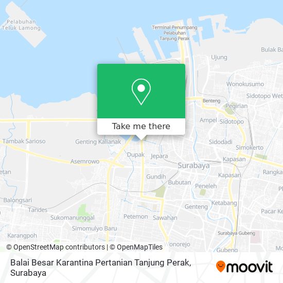 Balai Besar Karantina Pertanian Tanjung Perak map