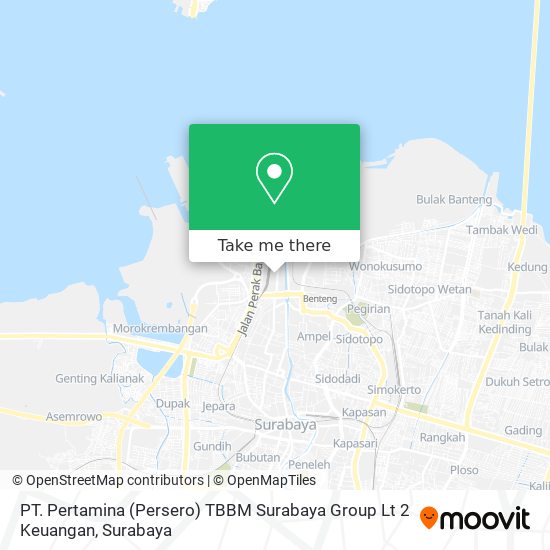 PT. Pertamina (Persero) TBBM Surabaya Group Lt 2 Keuangan map