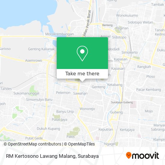 RM Kertosono Lawang Malang map