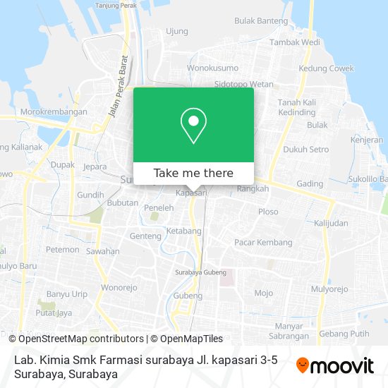 Lab. Kimia Smk Farmasi surabaya  Jl. kapasari 3-5 Surabaya map