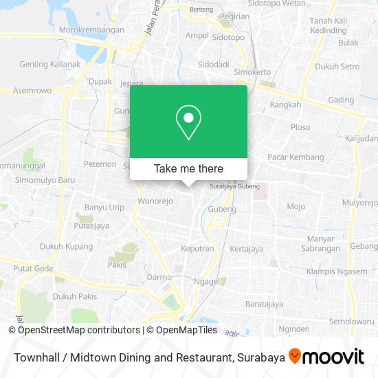 Townhall / Midtown Dining and Restaurant map