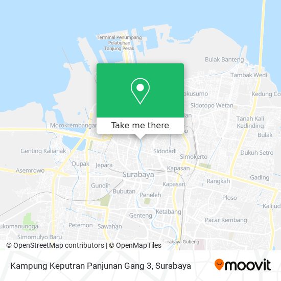 Kampung Keputran Panjunan Gang 3 map