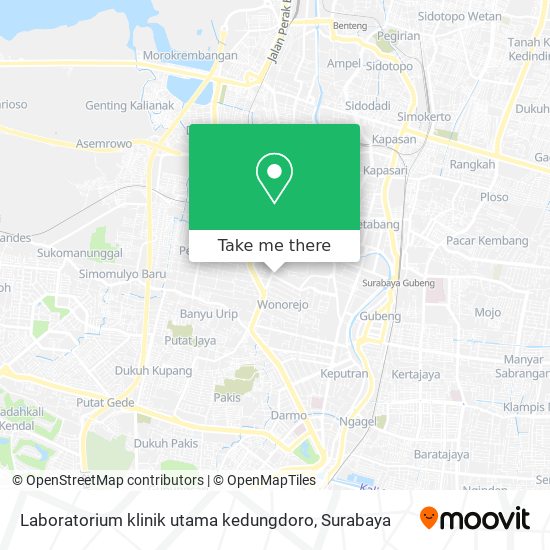 Laboratorium klinik utama kedungdoro map