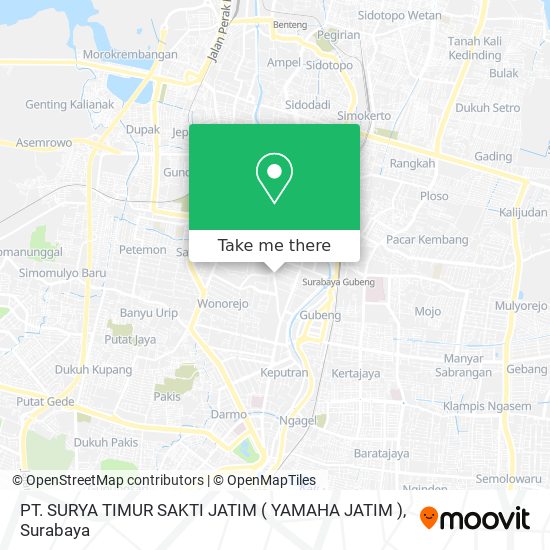 PT. SURYA TIMUR SAKTI JATIM ( YAMAHA JATIM ) map