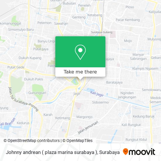 Johnny andrean ( plaza marina surabaya ) map