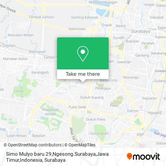 Simo Mulyo baru 29,Ngesong.Surabaya,Jawa Timur,Indonesia map