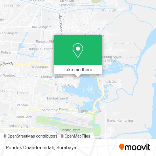 Pondok Chandra Indah map