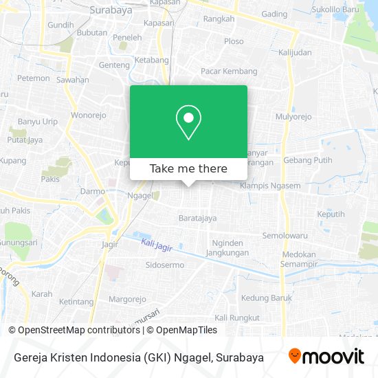Gereja Kristen Indonesia (GKI) Ngagel map