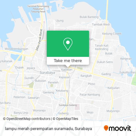 lampu merah perempatan suramadu map