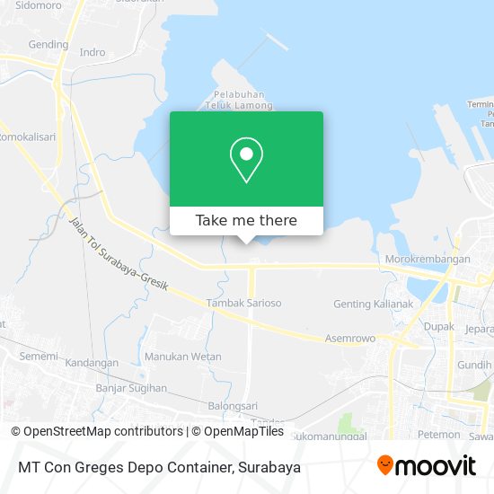 MT Con Greges Depo Container map