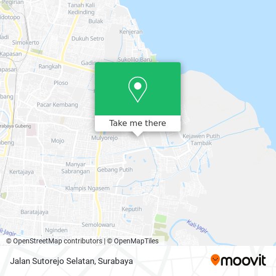 Jalan Sutorejo Selatan map