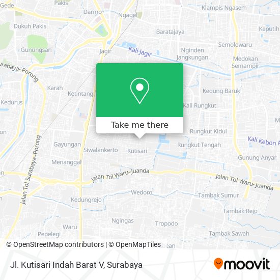 Jl. Kutisari Indah Barat V map
