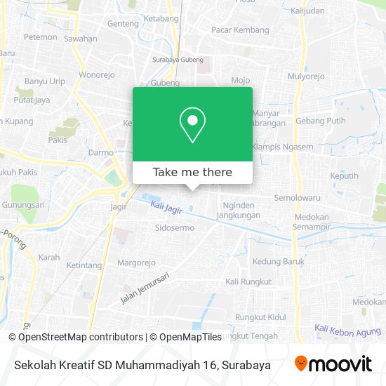 Sekolah Kreatif SD Muhammadiyah 16 map