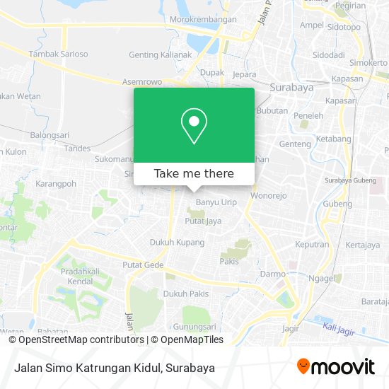 Jalan Simo Katrungan Kidul map