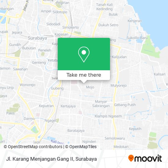 Jl. Karang Menjangan Gang II map