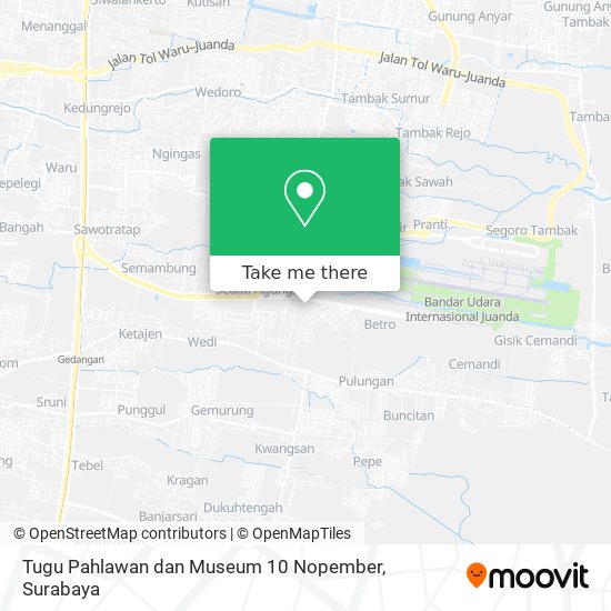 Tugu Pahlawan dan Museum 10 Nopember map