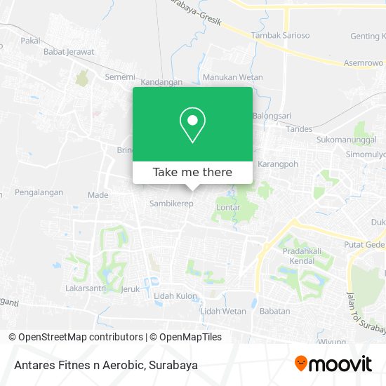 Antares Fitnes n Aerobic map