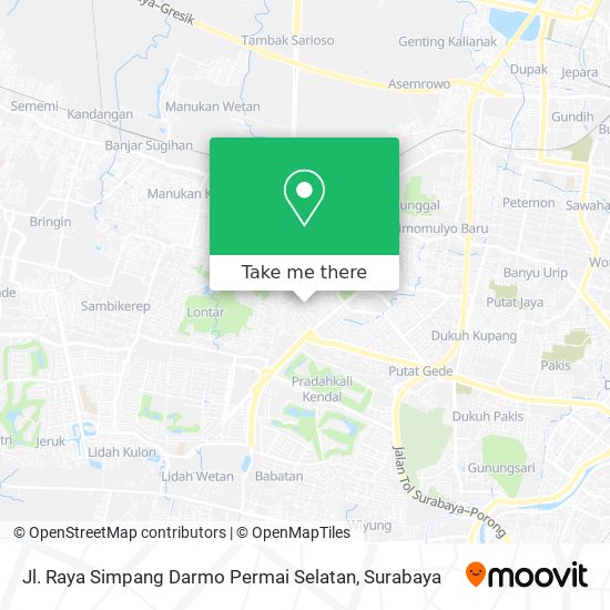 Jl. Raya Simpang Darmo Permai Selatan map