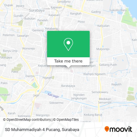 SD Muhammadiyah 4 Pucang map