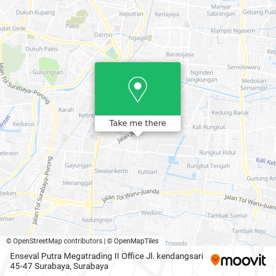 Enseval Putra Megatrading II Office Jl. kendangsari 45-47 Surabaya map