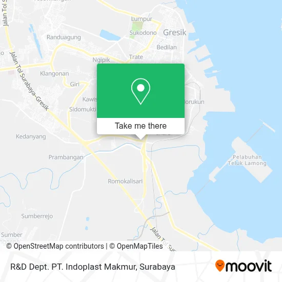 R&D Dept. PT. Indoplast Makmur map