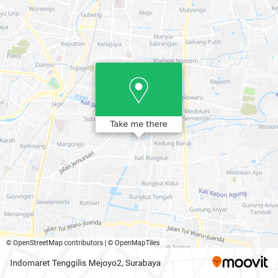 Indomaret Tenggilis Mejoyo2 map