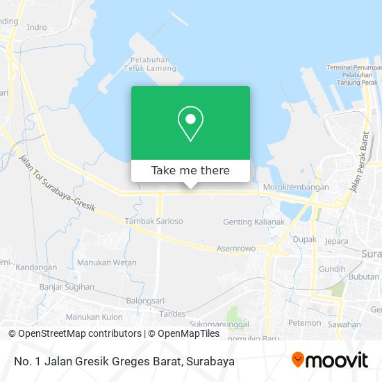 No. 1 Jalan Gresik Greges Barat map