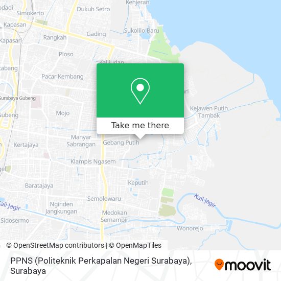 PPNS (Politeknik Perkapalan Negeri Surabaya) map
