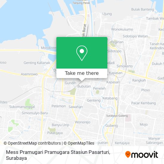 Mess Pramugari Pramugara Stasiun Pasarturi map