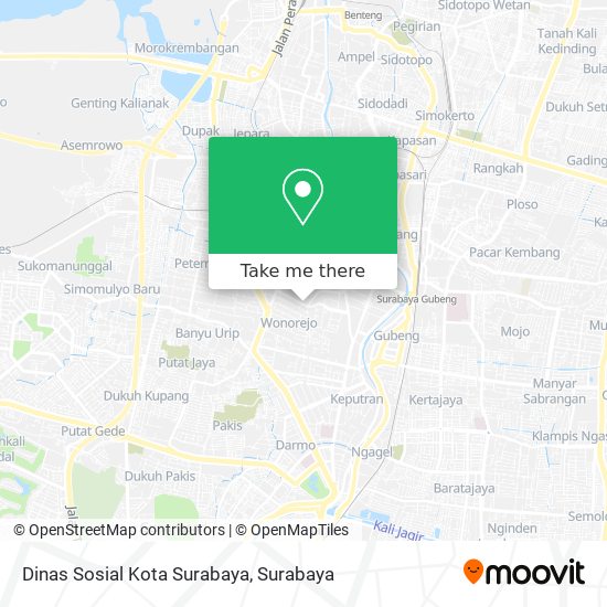 Dinas Sosial Kota Surabaya map