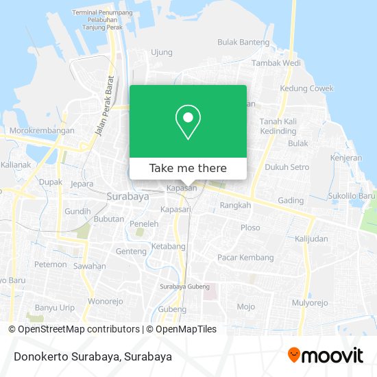 Donokerto Surabaya map