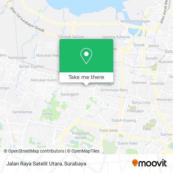 Jalan Raya Satelit Utara map