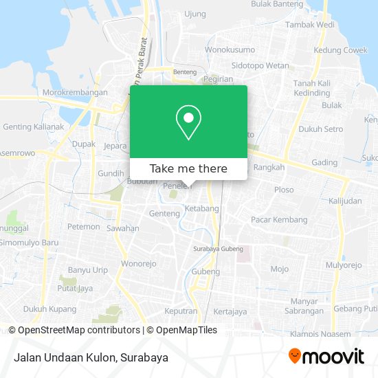 Jalan Undaan Kulon map