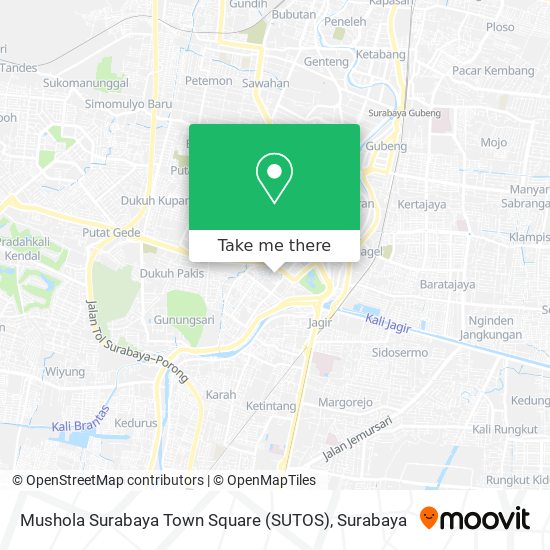 Mushola Surabaya Town Square (SUTOS) map