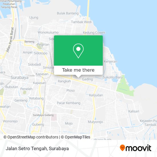 Jalan Setro Tengah map