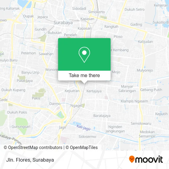 Jln. Flores map
