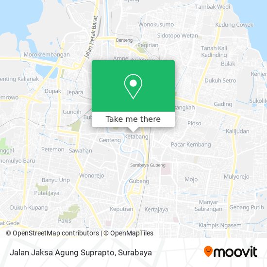 Jalan Jaksa Agung Suprapto map