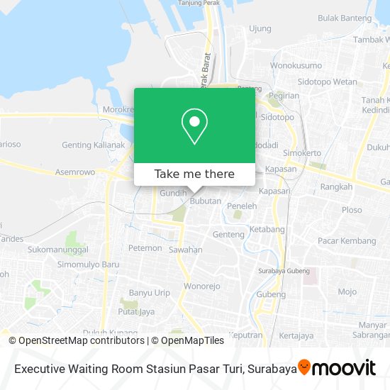 Executive Waiting Room Stasiun Pasar Turi map