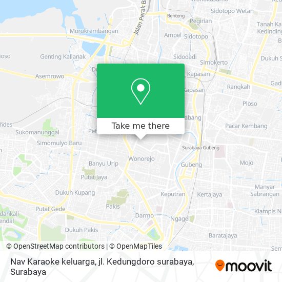 Nav Karaoke keluarga, jl. Kedungdoro surabaya map