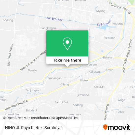 HINO Jl. Raya Kletek map