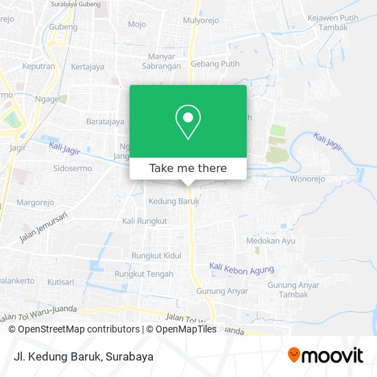 Jl.  Kedung Baruk map