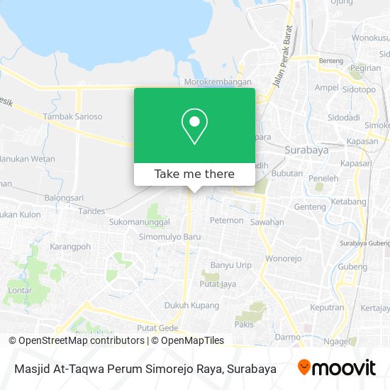 Masjid At-Taqwa Perum Simorejo Raya map