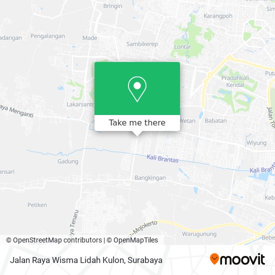 Jalan Raya Wisma Lidah Kulon map