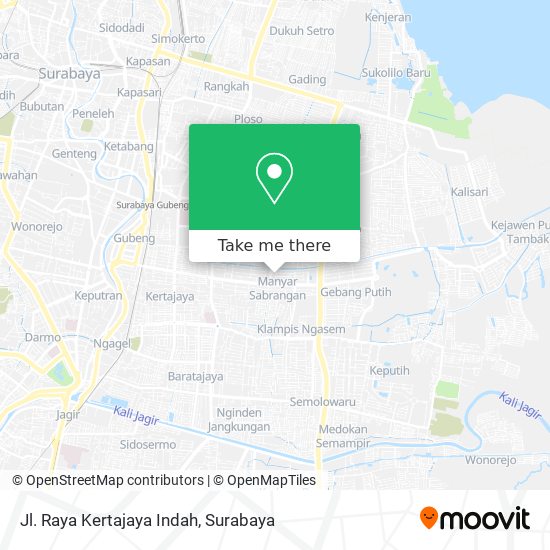 Jl. Raya Kertajaya Indah map
