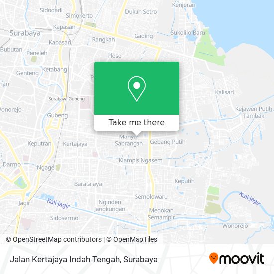 Jalan Kertajaya Indah Tengah map