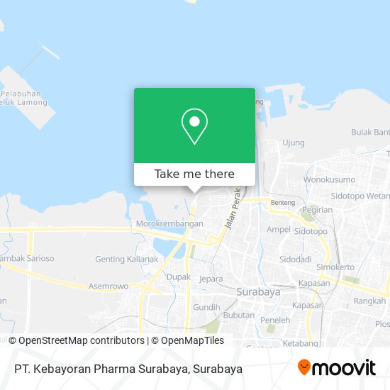 PT. Kebayoran Pharma Surabaya map